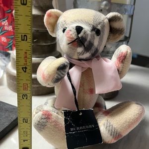 Stuffed Burberry check bear